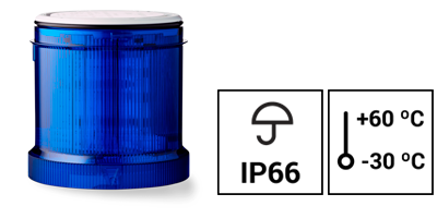 Indicador fijo azul Auer