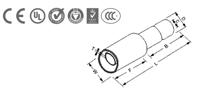 Diagrama bala hembra aislada