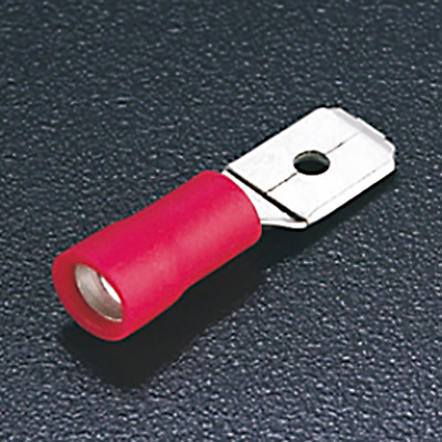 Terminal tipo Faston macho aislada