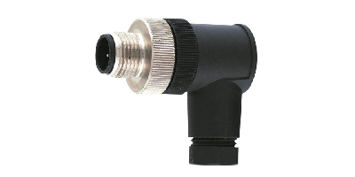 Conector acodado M12
